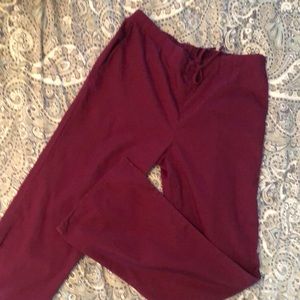 Cherokee Maroon Workwear Scrub Pants Size XS